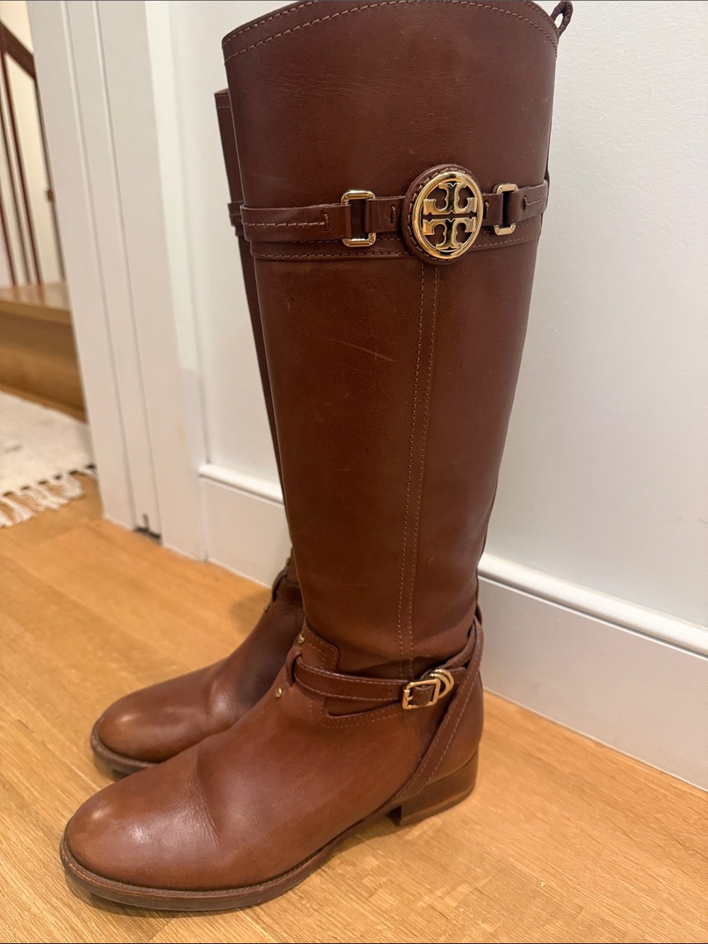 Women's Brown Tall Leather Boots